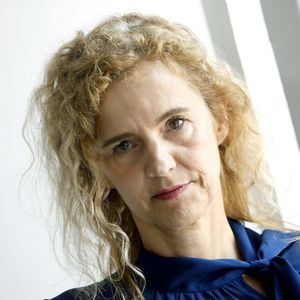 Delphine de Vigan en 2016 lors de la parution de son roman "D'après une histoire vraie"