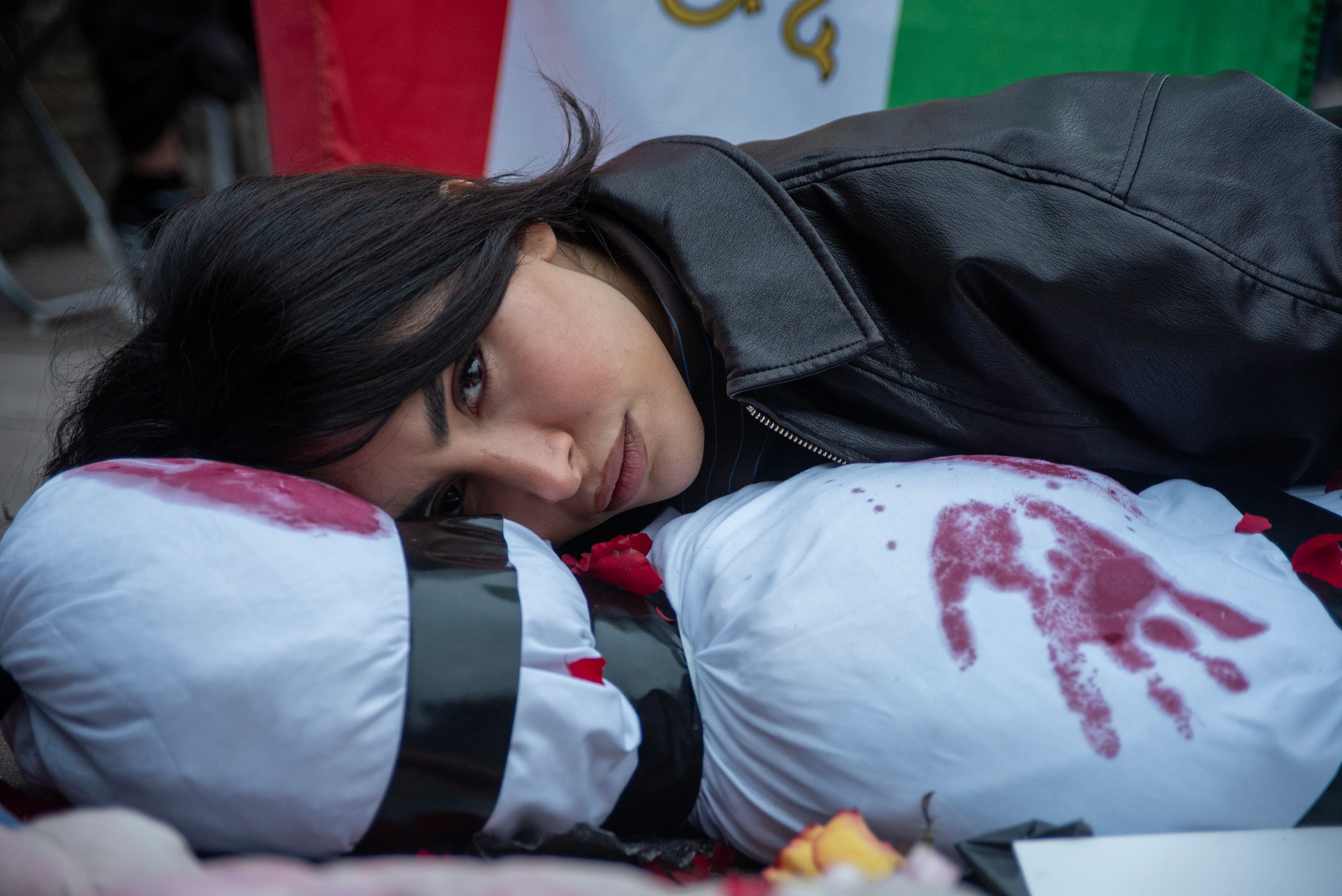 À Londres, le 14 janvier 2026, manifestation de soutien au peuple iranien après la répression sanglante