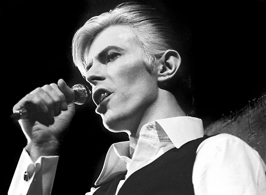 David Bowie en concert en 1976