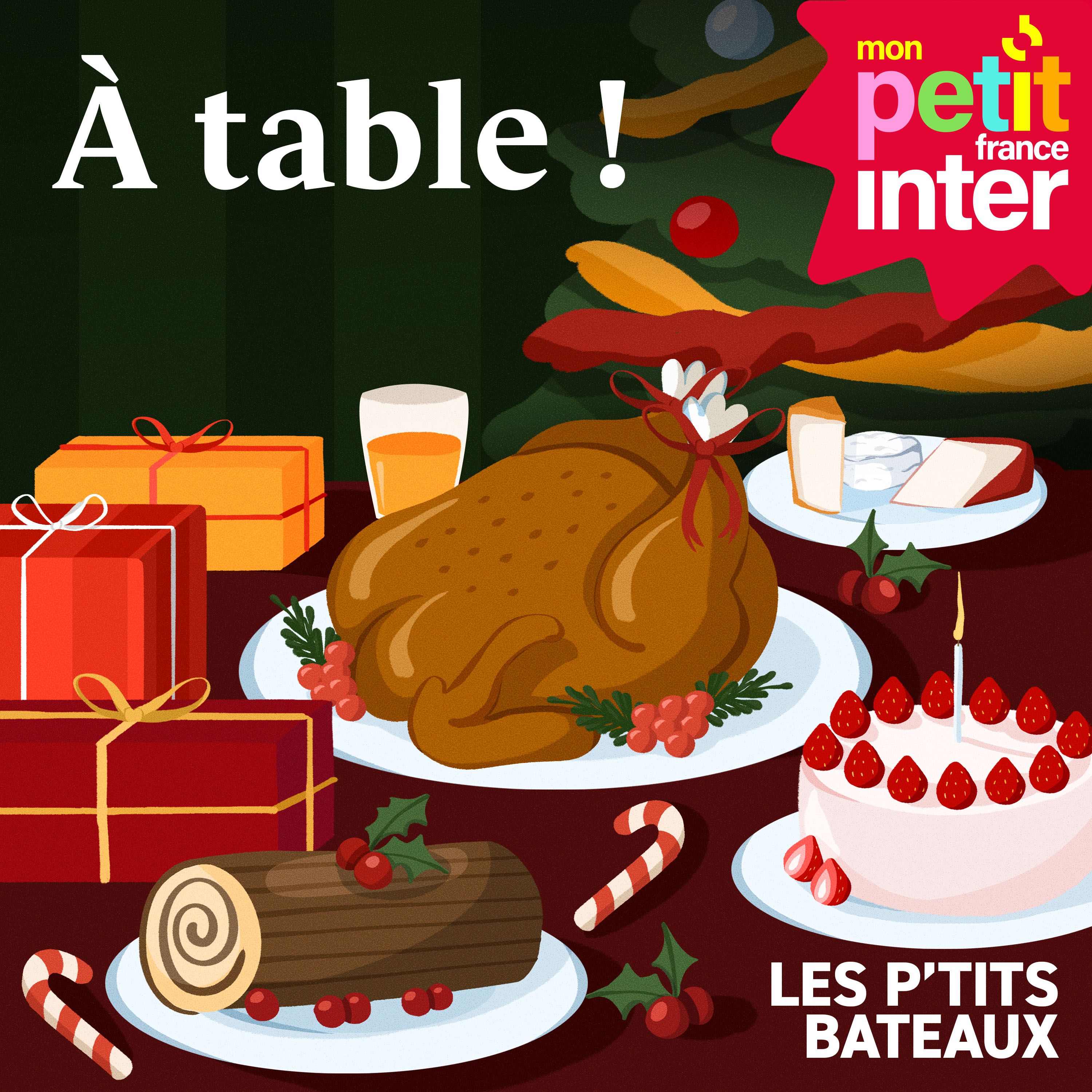 Les P'tits bateaux "À table" - carré