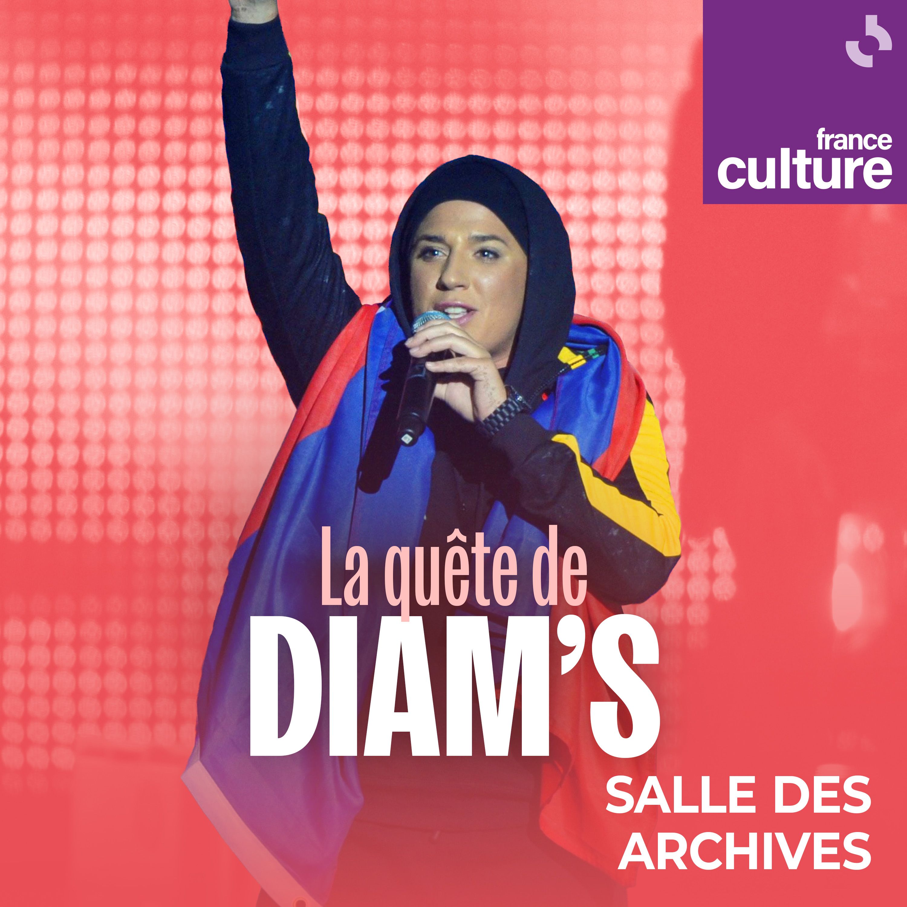 La rappeuse Diam's lors d'un concert pour les victimes du séisme en Haïti, à Paris, le 24 janvier 2010