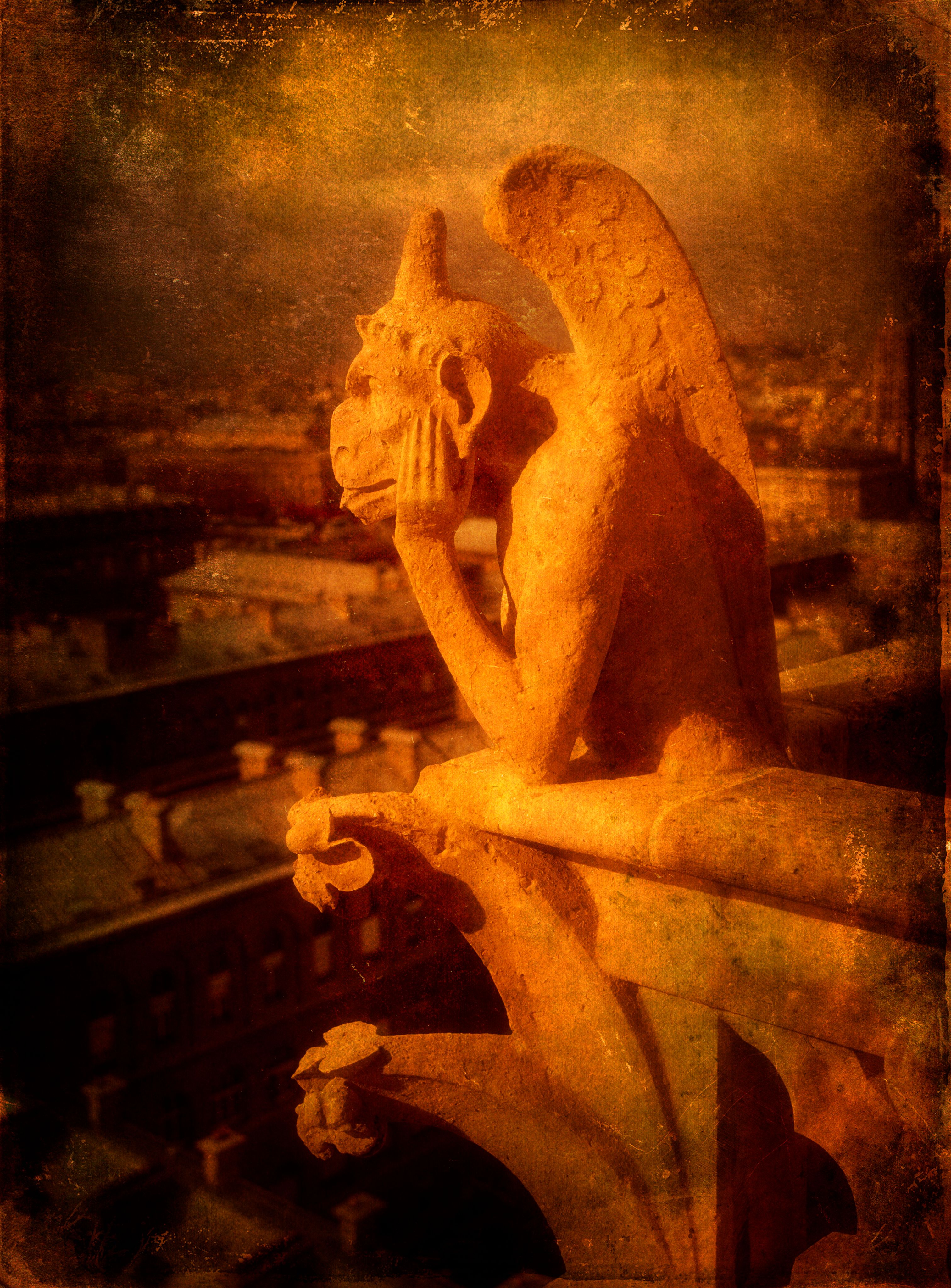 Le Vampire, chimère  de Notre Dame en 2017