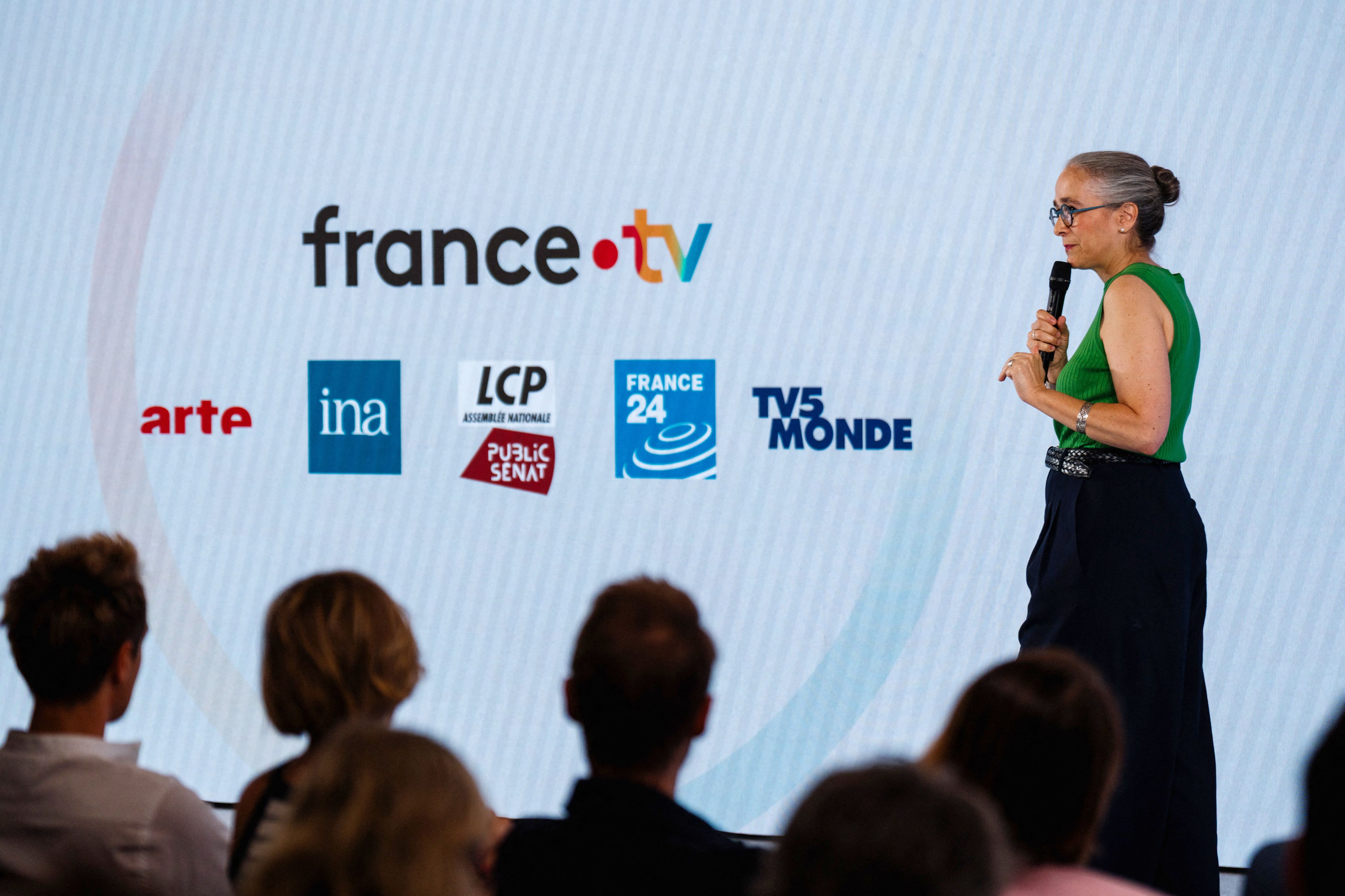 Le plan de réorganisation a été présenté par la PDG de France Télévisions, Delphine Ernotte, à ses salariés (Image d'illustration).