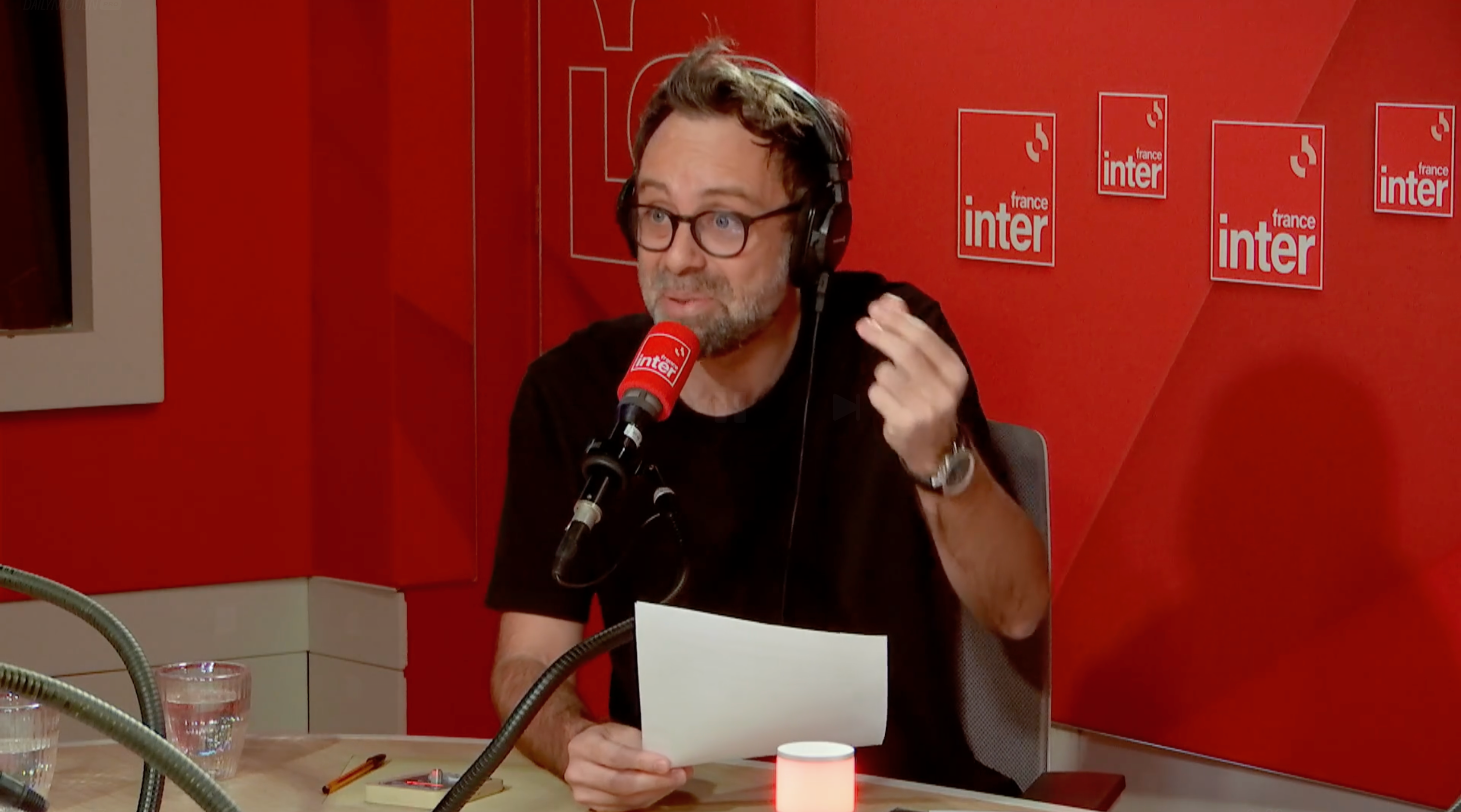 David Castello-Lopes en studio à France Inter le 15 janvier 2026