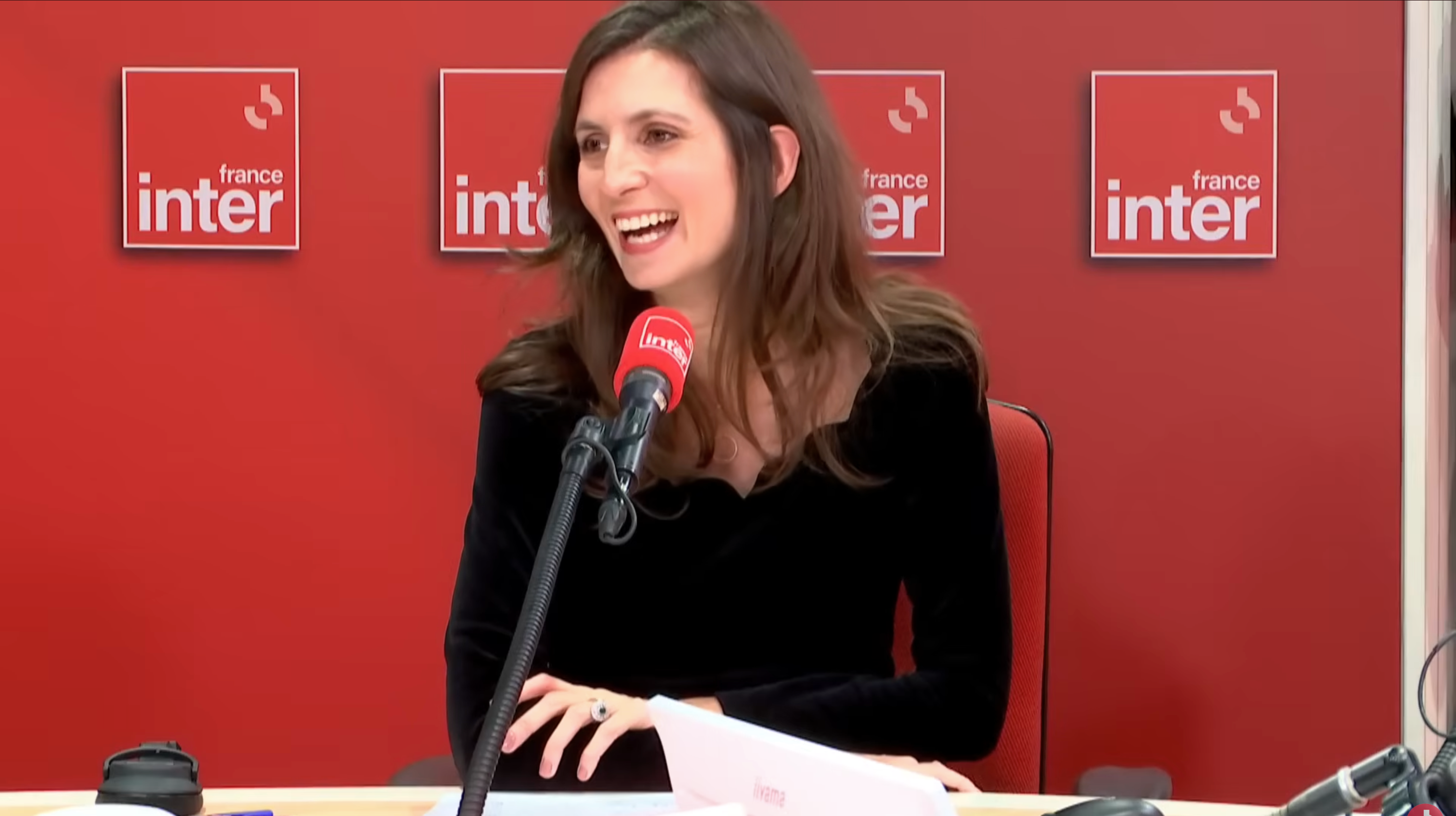 Marine Leonardi en studio à France Inter le 9 décembre 2025